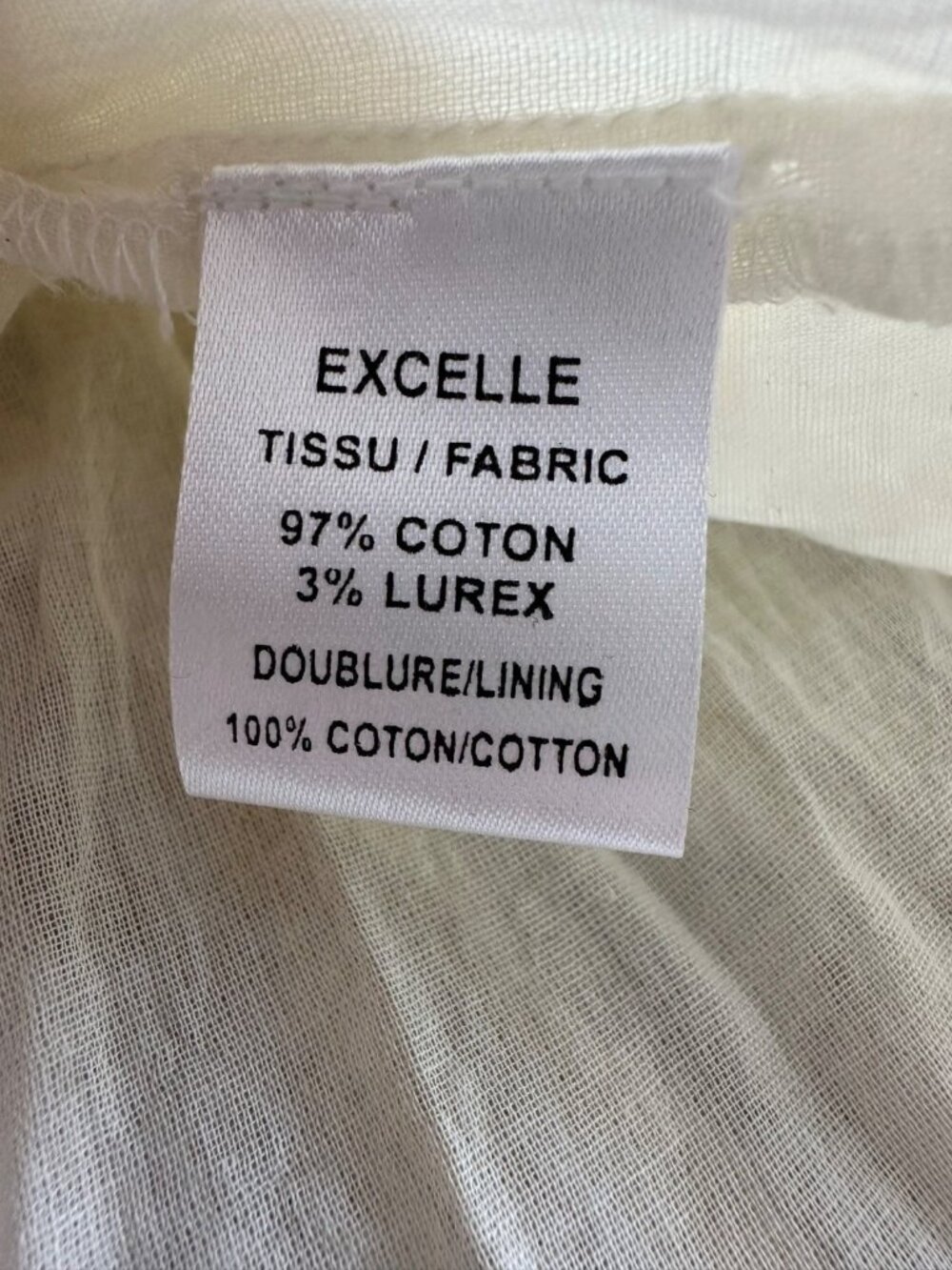 Mes Demoiselles Paris Cotton Lurex Pleated Maxi Skirt Size 38 Cream Gold - Picture 5 of 9